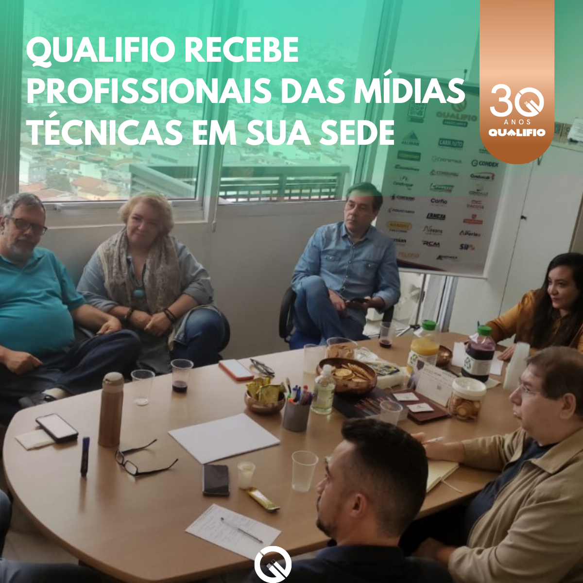 Qualifio recebe profissionais das mídias técnicas em sua sede